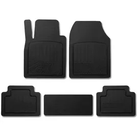 Omac Fußmatten Gummimatten 3D Matte kompatibel mit VW Taigo 2021-2026 Gummi Schwarz 5tlg