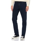 WRANGLER Herren Authentic Straight Jeans, Blau (Blue Black), 44W / 32L