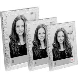 walther + design Mirja Alu-Portraitrahmen, 15x20 cm, silber