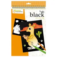Avenue Mandarine Malvorlage 5x Graffy Black, Tiere der Welt