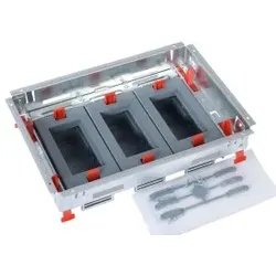 Legrand 088020 Gerätebox mit Teppichrand 12 Module horizontal 1
