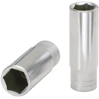 KS Tools 1/2" CLASSIC Sechskant-Stecknuss, lang, 7/16"