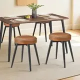 2er Set EKHO Kollektion - Esszimmerstühle karamellbraun