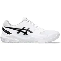 Asics Herren Gel-Dedicate 8 Clay Sneaker, White/Black, 39.5 EU