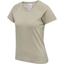 hummel hmlMT FLOW Seamless Funktionsshirt Damen chateau gray S