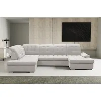 WERK2 Wohnlandschaft »Kordula-New U-Form«, Sofa in U-Form mit Schlaffunktion & Bettkasten, Schlafcouch