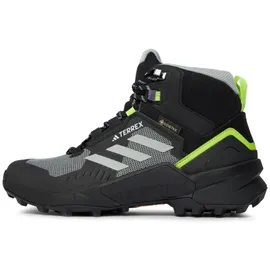 Adidas Terrex Swift R3 Mid GTX Herren Core Black / Wonder Silver / Lucid Lemon 44