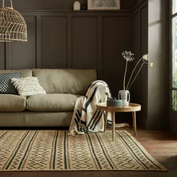 Kadima Design Nachhaltiger Jute-Teppich `Neath Scott` mit geometrischem Muster. 160x230 cm