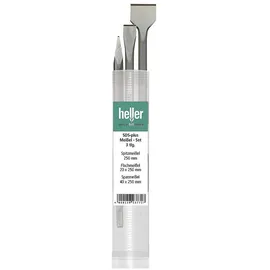 Heller Meißel-Set 3-teilig SDS-Plus 20 mm/40 mm Gesamtlänge 250 mm
