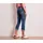 STREET ONE 7/8-Jeans - Damen, Gr. 32 - dunkelblau
