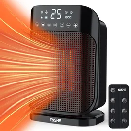 yashe Heizlüfter 1800 W Schwarz