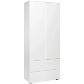 Möbel Boss Mehrzweckschrank 80 x 191 x 40 cm Weiß