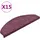 vidaXL Stufenmatte 65 x 21 cm Dunkelviolett