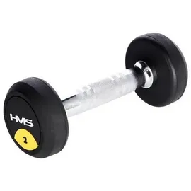 OEM HG PRO Gummihantel Kurzhantel 2 kg silberfarben