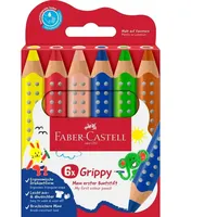Faber-Castell Grippy Buntstifte 6 St. Mehrfarbig