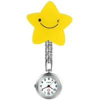 Avaner Uhren Krankenschwesteruhr Cartoon Taschenuhr FOB Uhr Silikon Pflegeruhr mit Clip Anlog Quarzuhr