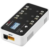 VIFLY WhoopStor V3 1S LiPo Akku Lagerspannungs- Lade- und Entladegerät mit LCD Display Tiny Whoop Ladegerät mit PH2.0 und BT2.0 Anschlüssen