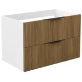 duschspa Waschtisch Unterschrank Waschtischunterschrank Waschbeckenunterschrank Badschrank, 50-120cm Hängeschrank, Matt / Hochglanz 79 cm x 52 cm x 46.3 cm