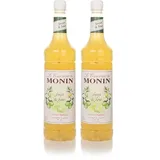 Monin Sirup Sweet und Sour (1 x 1,0l) - Optimal für Cocktails und Mocktails - Vielseitig zum Mixen von Erfrischungen bis hin zu Margarita und Whisky Sour - Limettennoten (Packung mit 2)