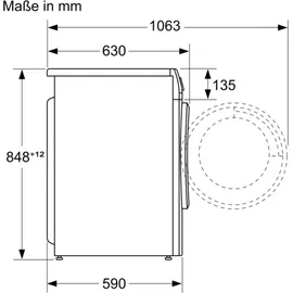 Bosch Serie 4 WNA13470 Waschtrockner (8 kg / 5 kg, 1400 U/min)