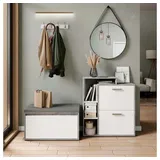 Vicco Orlando 80 x 90 x 39 cm grau / grau
