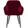 SalesFever Armlehnstuhl Samt rot