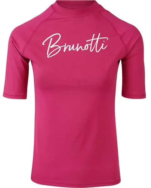 BRUNOTTI Damen Shirt Linea Rashguard, Deep Magenta, XS