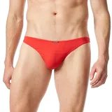 Bruno Banani Check Line 2.0 String rot L 2er Pack