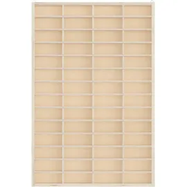 vidaXL Wandregal, Braun, Holz Mit 56 Fächern 40x4,5x60 cm, Wohnzimmer, Regale, Wandregale