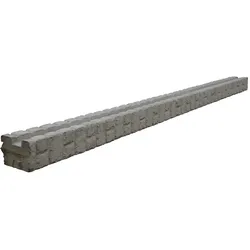 MR-Shop Betonzaun Klassik-Stein Anfangspfosten, 2.150 mm