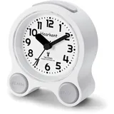 Hearkent Sprechende Wecker mit Deutscher angenehmer Stimme, Hintergrundbeleuchtung und 5 separaten Alarmsätzen für Blinde, sehbehinderte und ältere Menschen (Schwarz)