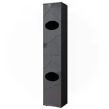 Vicco Wäscheschrank Irma Anthrazit, 37 x 192 cm