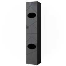Vicco Wäscheschrank Irma Anthrazit, 37 x 192 cm