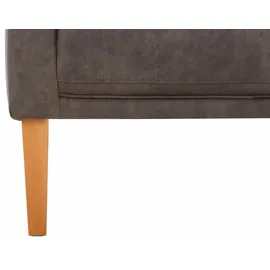 Home Affaire "Fehmarn", 255x98x210 cm Luxus-Microfaser langer Schenkel rechts grau (anthrazit), (87765465-0)