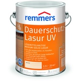 Remmers Dauerschutz-Lasur UV 2,5 l weiß seidenglänzend