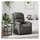 vidaXL Relaxsessel Hadara Kunstleder 47 x 99,5 x 73,9 cm Grau mit Liegeposition