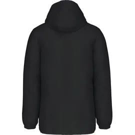 Kariban Recycelter Uni-Kapuzenparka schwarz M