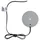 PRO PLUS Aufbauspot 12 LEDs Ø55x5,0mm grau