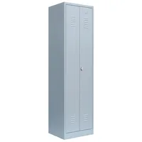 Lüllmann Spind Garderobenschrank 2 Abteile mittig schließend 1800 x