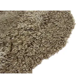 Heitmann-Felle Heitmann Felle Lammfell Curly", braun mit hellen spitzen), geschoren, Länge ca. 100 cm