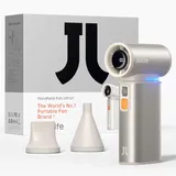JISULIFE 2-In-1 Mini Ventilator Mit Air-Duster-Funktion, Powerful-Reiseventilato