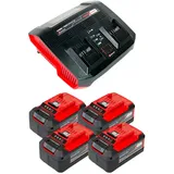 Einhell Einhell, Werkzeugakku + Ladegerät, PXC Starter Kit 4x Power X-Change Plus Akku 18 V 5,2 Ah ) + Power (18 V)