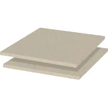 OTTO home Einlegeboden OTTO HOME "Onyx, aus FSC-zertifiziertem Holzwerkstoff, Made in Europe", beige (beige matt stoffdekor), B:43cm H:2cm T:50cm, Holzwerkstoff, Einlegeböden, Einlegeboden, jeweils 2 Stück, in den Breiten 43 oder 88cm