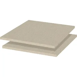 OTTO home Einlegeboden OTTO HOME "Onyx, aus FSC-zertifiziertem Holzwerkstoff, Made in Europe", beige (beige matt stoffdekor), B:43cm H:2cm T:50cm, Holzwerkstoff, Einlegeböden, Einlegeboden, jeweils 2 Stück, in den Breiten 43 oder 88cm