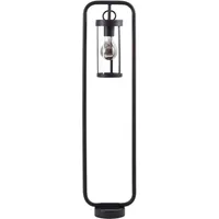 Brilliant Außenstandleuchte Glas, Metall 85,0 cm E27 schwarz, transparent