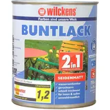 Wilckens Buntlack 2in1 Silbergrau seidenmatt 0,75 l
