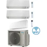 Daikin Perfera All Seasons + Emura Wifi Trial Split Inverter 9000 + 9000 + 12000 BTU Klimaanlage mit mit UE 3MXM52A9 Klasse A+++/A+++ NEU 2024