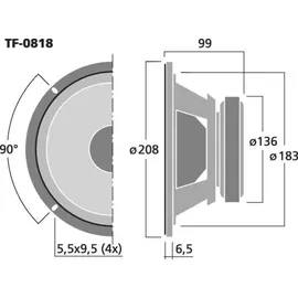 Monacor TF-0818