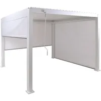 Proregal Pergola 300 x 300 x 235 cm weiß