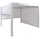 Proregal Pergola 3 x 3 m inkl. 3 Seitenteile Weiß
